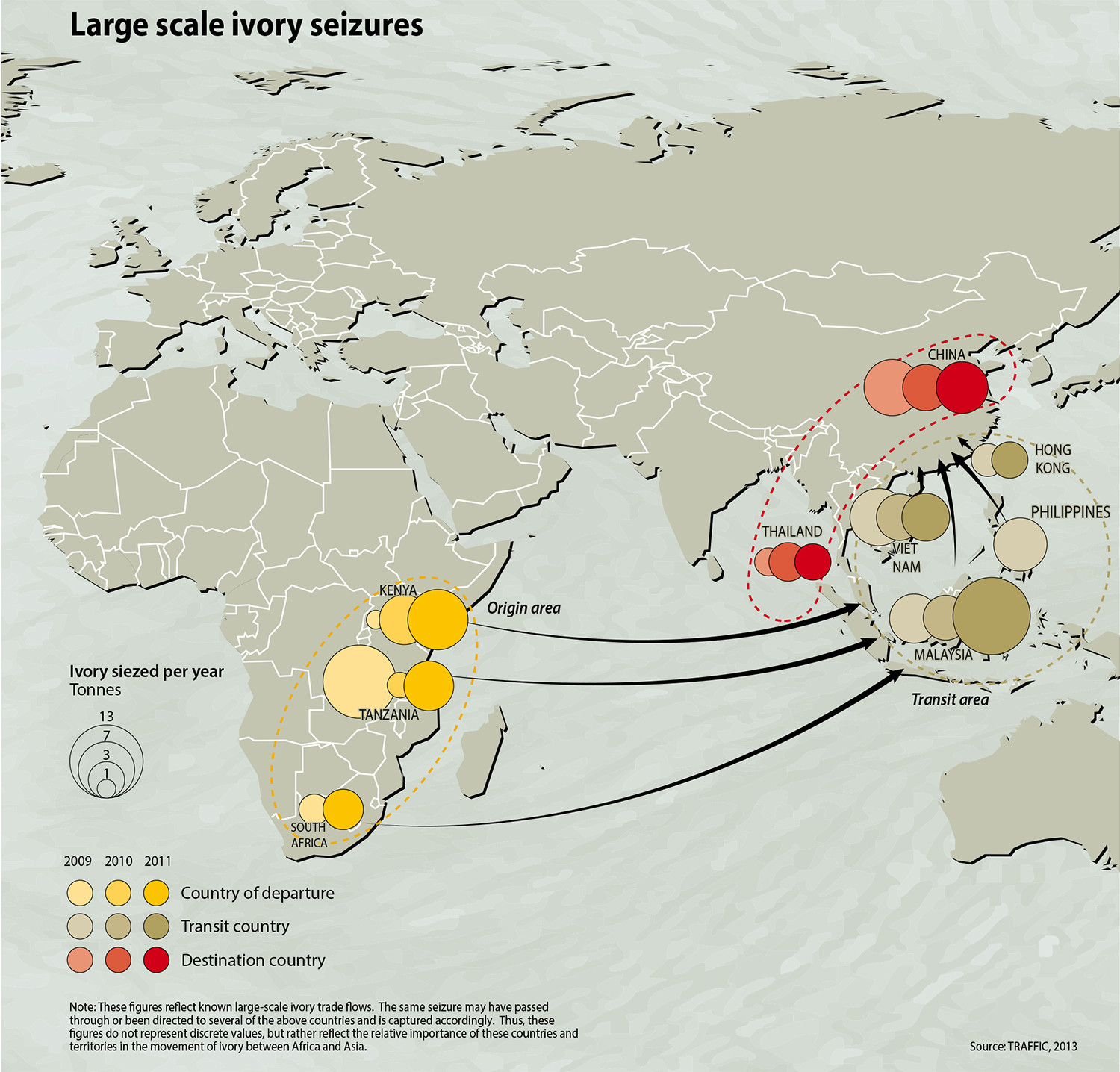 These are the contours of the global ivory trade that, according to one study, killed an estimated 7.4 % of Africa\'s elephants in a single year. These are the contours of the global ivory trade that, according to one study, killed an estimated 7.4 % of Africa\'s elephants in a single year.