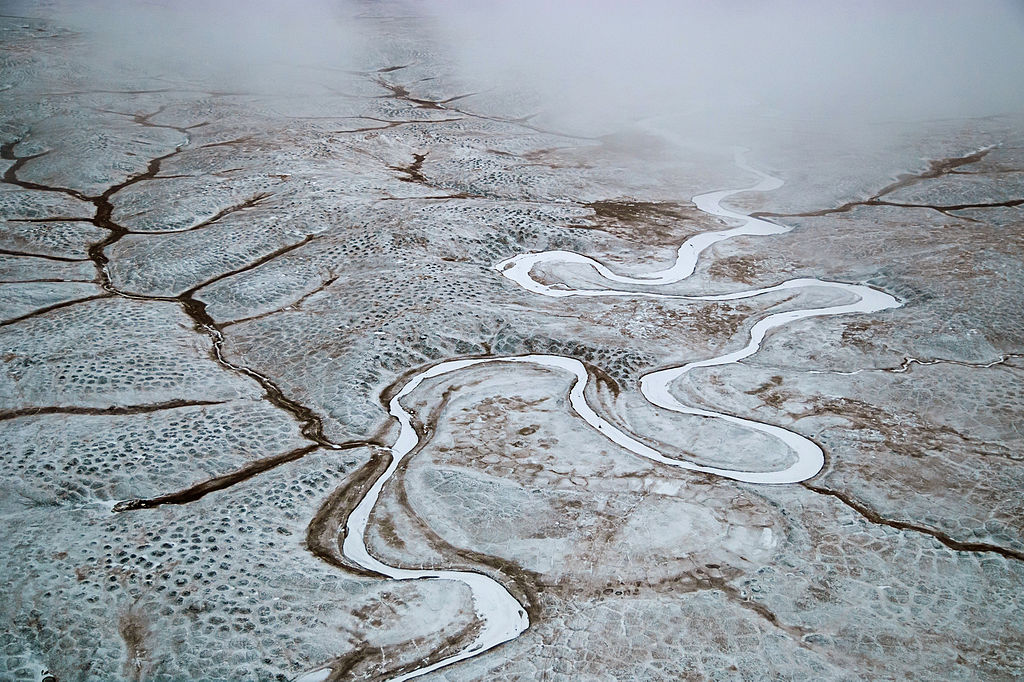 Malakatyn river at Bolshoy Lyakhovsky Island, part of Lena Delta Wildlife Reserve, Sakha, Russia Malakatyn river at Bolshoy Lyakhovsky Island, part of Lena Delta Wildlife Reserve, Sakha, Russia