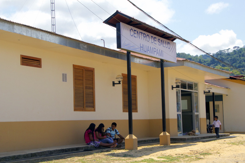 The health station in Huampami The health station in Huampami