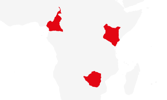 Cameroon Zimbabwe Kenya Cameroon Zimbabwe Kenya
