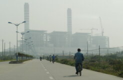 View of the coal fired-power station at View of the coal fired-power station at
