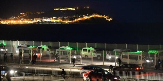 The drowned migrants were among some 250 sub-Saharan Africans who had been attempting to cross into Ceuta on 6 February.  © FADEL SENNA/AFP/Getty Images
