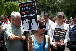 More than 100 journalists and human rights defenders have been killed or disappeared in recent years in Mexico. © AP Photo/Eduardo Verdugo