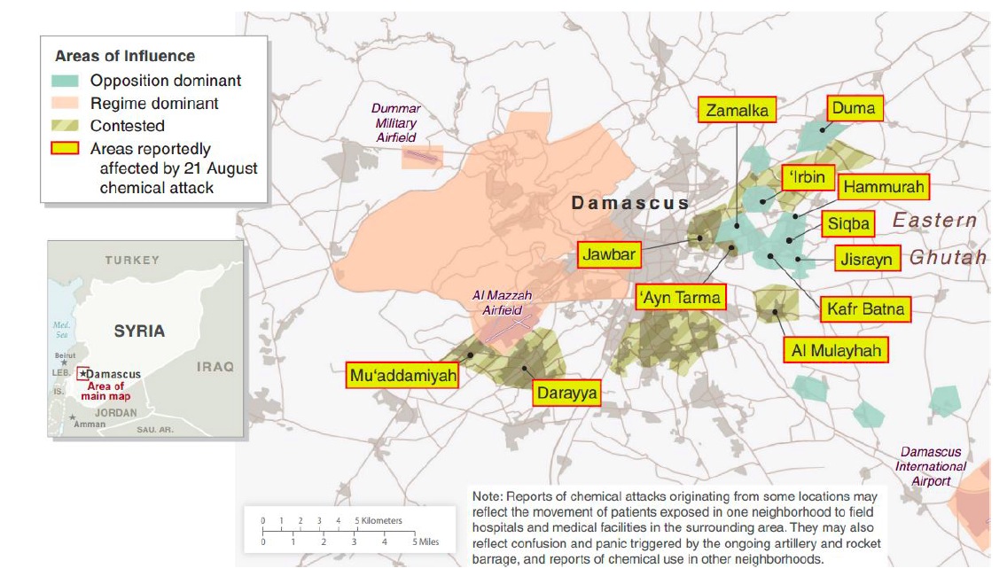 Syria chemical attacks August 21, 2014