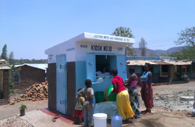 A_water_kiosk_in_Chipata_(7642999604)