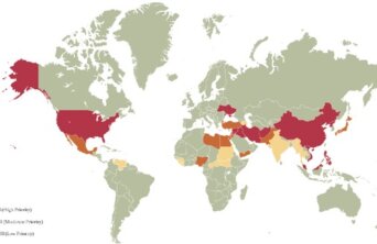 World Conflict Map 2015, provided by the Center for Preventive Action/Council on Foreign Relations