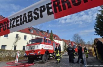 Arson in Troeglitz Arson in Troeglitz