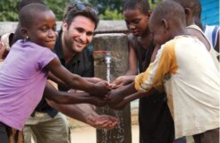 Josh Braunstein enjoys using first clean water