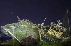 boat wreckage boat wreckage