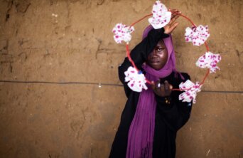 All life in an IDP camp