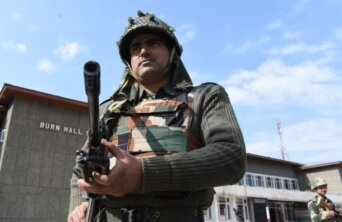 Indian soldier in Kashmire