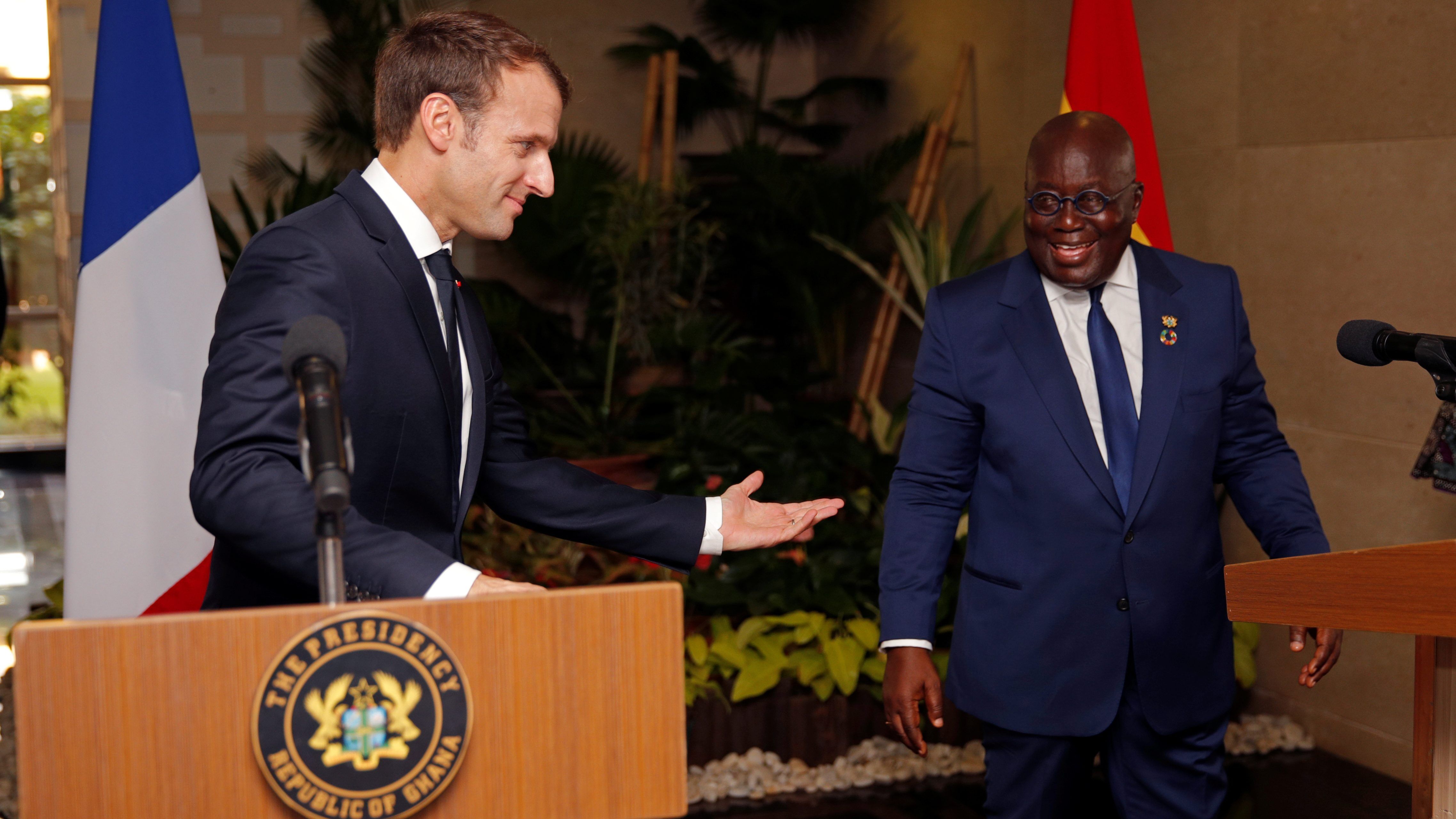 macron akufo addo