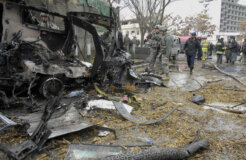 VBIED explosion in Kabul City, Afghanistan on Jan 17, 2009. VBIED explosion in Kabul City, Afghanistan on Jan 17, 2009.