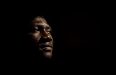 Man looking in distance.