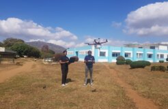 Outside African Drone and Data Academy © Hope Chilunga Outside African Drone and Data Academy