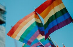 Rainbow flags for LGBTQ rights © Daniel James/Unsplash LGBTQ flags