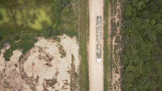 Cattle truck in the Paraguayn Chaco