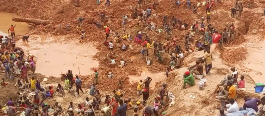 The battle to to get daily bread through gold mining is uncontrollable in the Mines around the Batouri District of East Cameroon. Photo by Manigha REGOBERT Yuh_