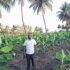 Santhosh in his farm