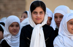 Afghan school girls Afghan school girls