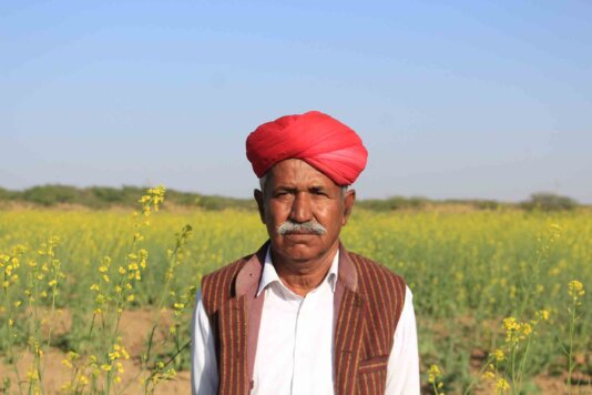 Chhatar Singh in a Khadeen in Ramgarh, Jaisalmer, Rajasthan