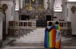 LGBTQ flags -church LGBTQ flags -church