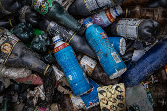 Photos of Olusosun landfill Ojota in Lagos, the biggest landfill in Africa. Credit: Oyewole Lawal