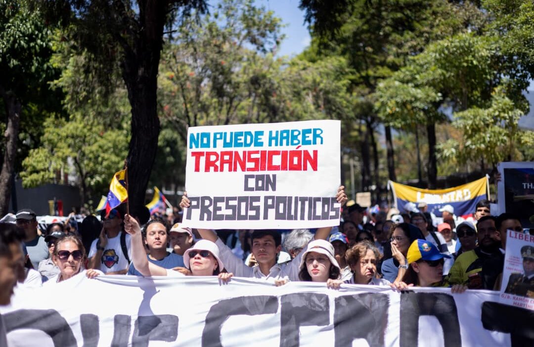 Daniel Echeverría, Photo 1. UCV protest for political prisoners.