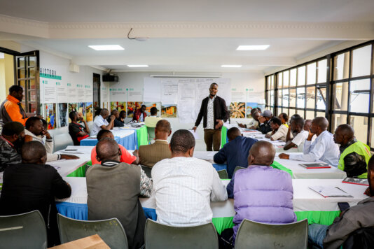 Male allyship dialogue session - Photo by CFK Africa