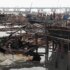Structures in Makoko reduced to floating debris in a Lagos lagoon