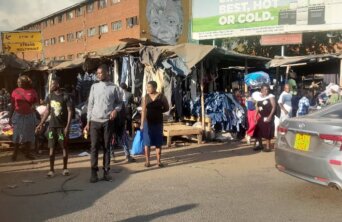 Street-used-clothes market-Harare-Zimbabwe