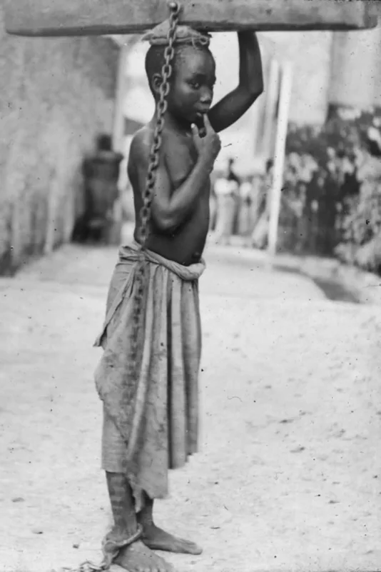A slave child in Zanzibar