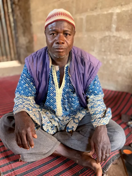 Khamei, a freed slave from the Mali region. From the difficult moments in the book