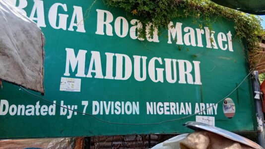 The Baga Road Fish Market in Maiduguri sits along the Maiduguri-Baga highway.