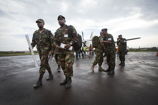 Delegation of Intervention Brigade in Goma 1