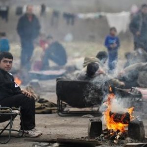 A refugee camp located in former military barracks in the town of Harmanli, Bulgaria  © NIKOLAY DOYCHINOV/AFP/Getty Images