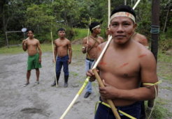 TO GO WITH AFP STORY  - Ecuadorean Waora