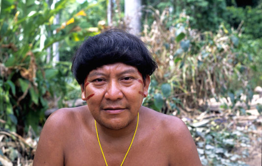 Yanomami shaman and spokesman, Davi Kopenawa. Illegal mining is putting the Yanomami's lives at risk. © Fiona Watson/Survival