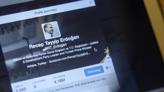 erdogan twitter account