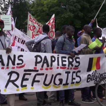 refugee march refugee march