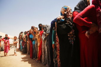 Refugees Fleeing ISIS Offensive Pour Into Kurdistan