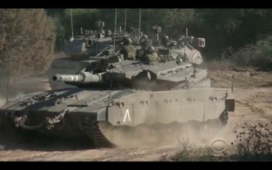 Israeli ground offensive gaza strip (screenshot)