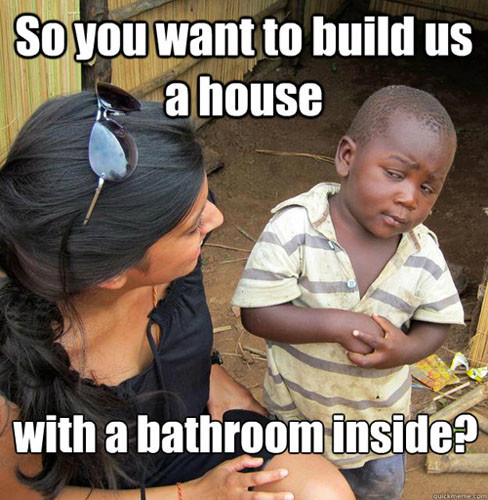 Skeptical African Kid