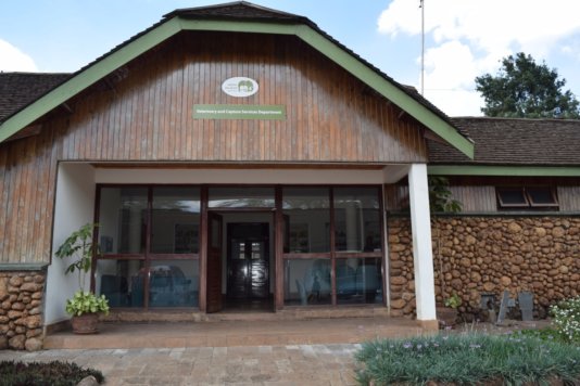 The Veterinary office at the Kenya wildlife service to house the forensic lab.