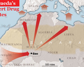 al qaida drug route
