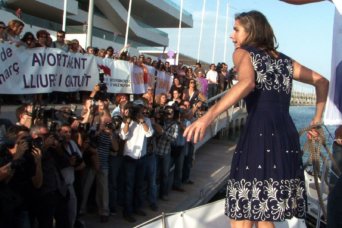 women on waves