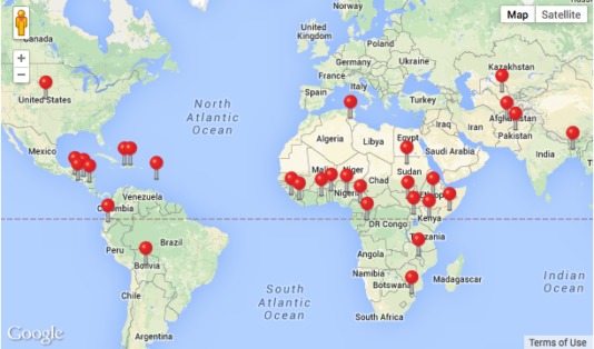 Where the \'Global Soap Project\' is already working.