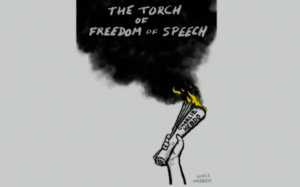 the touch of freedom of speech