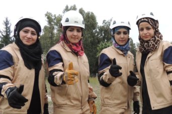 white helmets women white helmets women