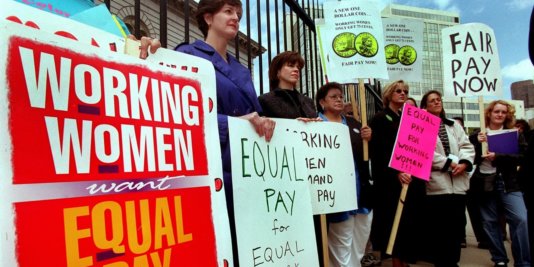 Equal pay rally Equal pay rally